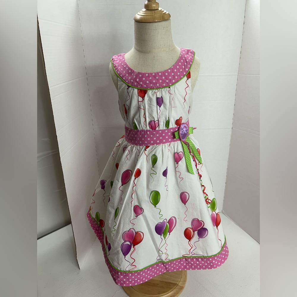 Jessica Ann Pink Polka Dot Dress